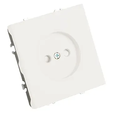 Серия Эмили, (механизмы) белый фарфор, soft touch, розетки