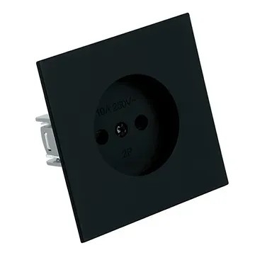 Серия Мия, (механизмы) черный бархат, розетки